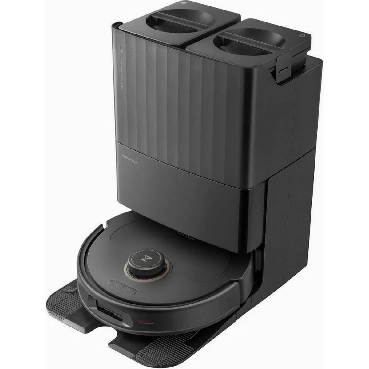 Roborock Qrevo MaxV Black, 7.000 PA Saugkraft, FlexiArm Design, Reactive AI