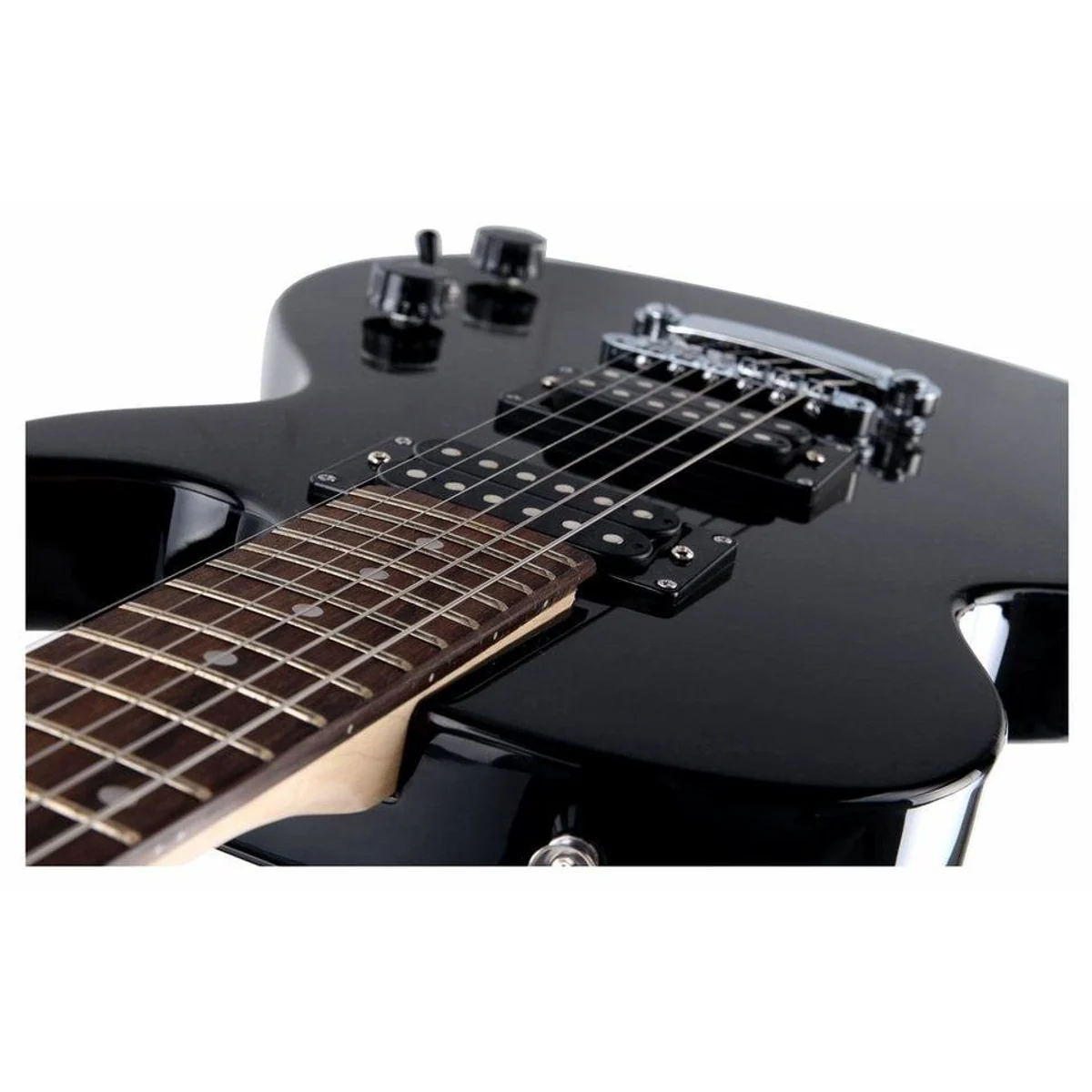 Rocktile L-100 E-Gitarre, kraftvoller Sound, leicht & anfängertauglich — inkl. Verstärker, Gigbag & Gitarrenschule 4