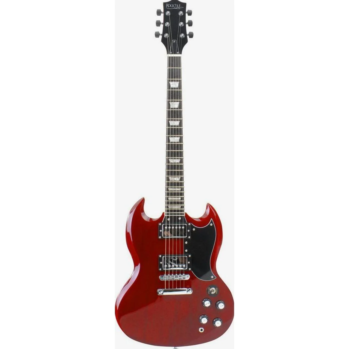Rocktile Pro S-Red E-Gitarre Set, druckvoller Sound, inkl. Verstärker und Kabel 2