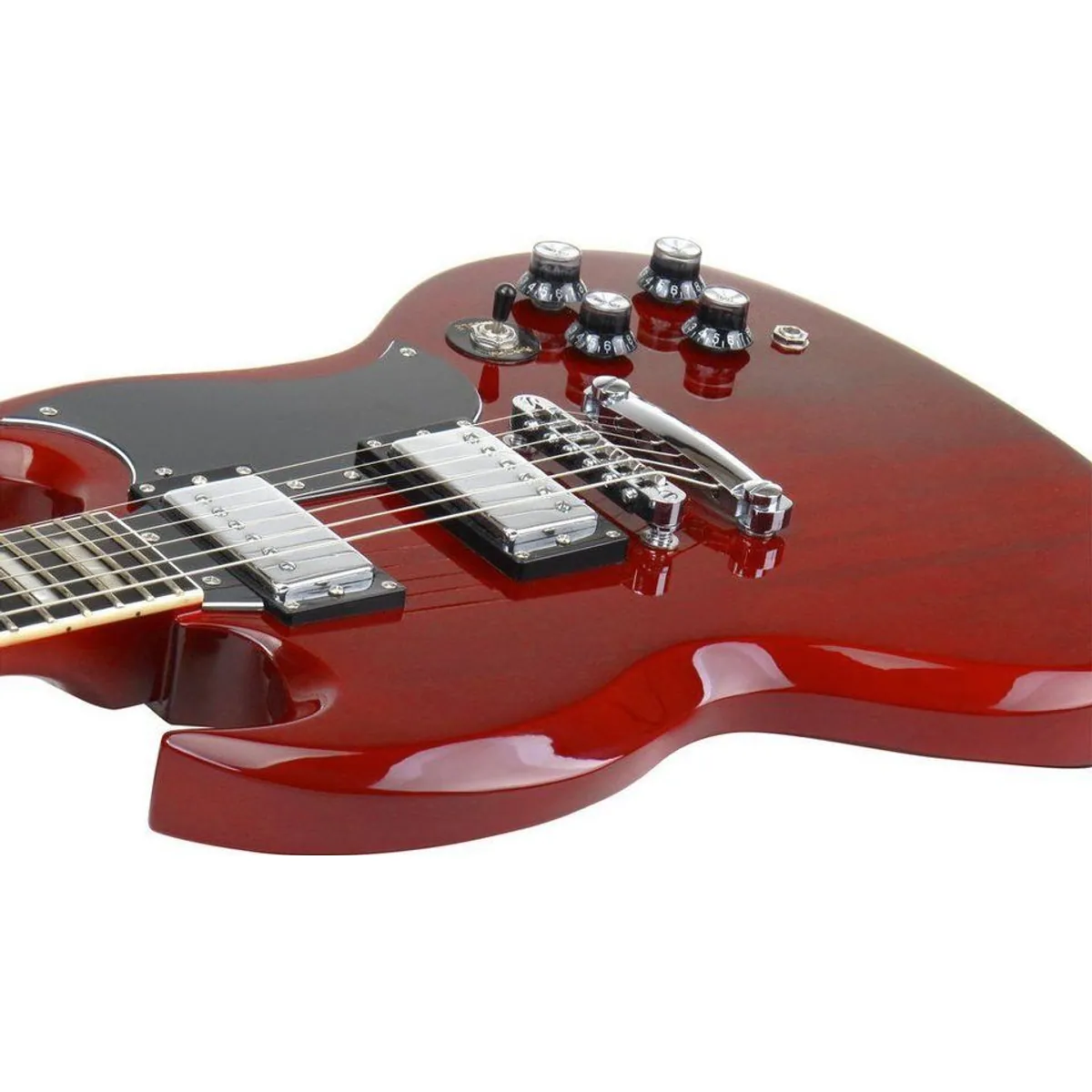 Rocktile Pro S-Red E-Gitarre Set, druckvoller Sound, inkl. Verstärker und Kabel 3