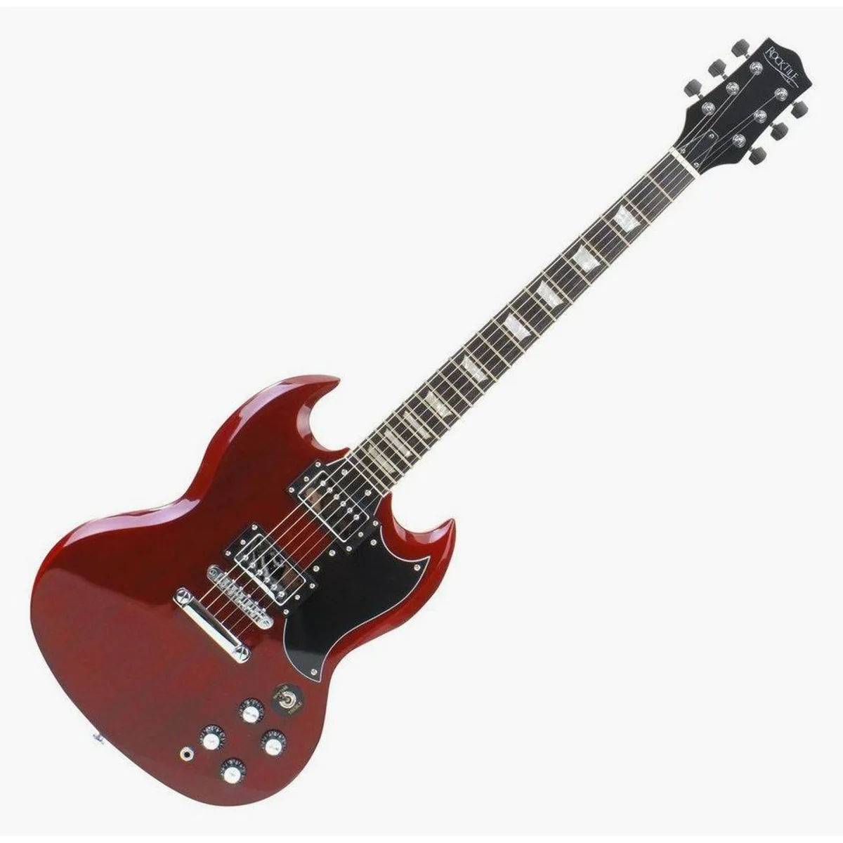 Rocktile Pro S-Red E-Gitarre, inkl. Verstärker und Kabel, ideal für alle Level 2