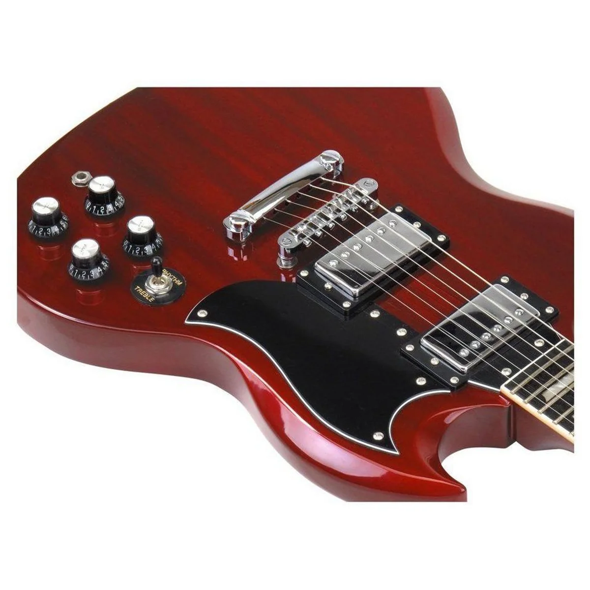 Rocktile Pro S-Red E-Gitarre, inkl. Verstärker und Kabel, ideal für alle Level 3
