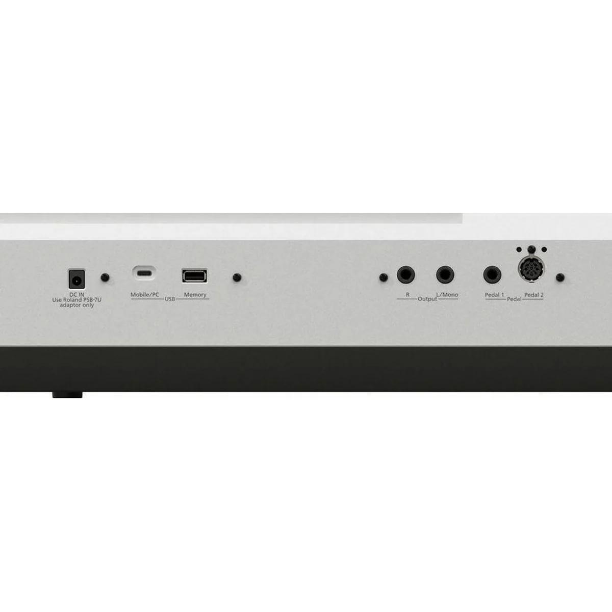 Roland FP-40 WH Digitalpiano, authentisches Spielgefühl, Bluetooth-Funktionalität, integriertes Lautsprechersystem 3