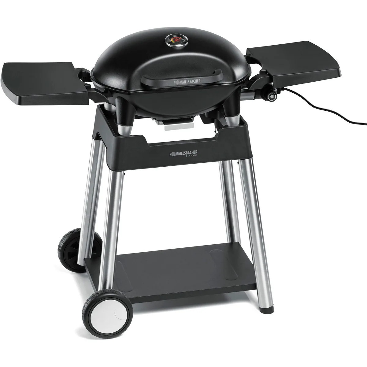 Rommelsbacher BBQ 4100/S Elektrogrill, 2200 W, mit Grillwagen 2