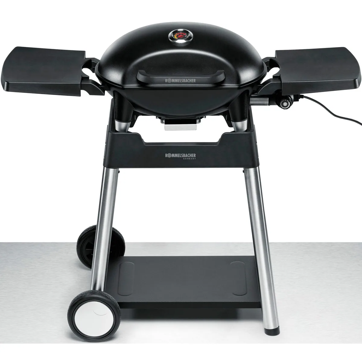 Rommelsbacher BBQ 4100/S Elektrogrill, 2200 W, mit Grillwagen 3