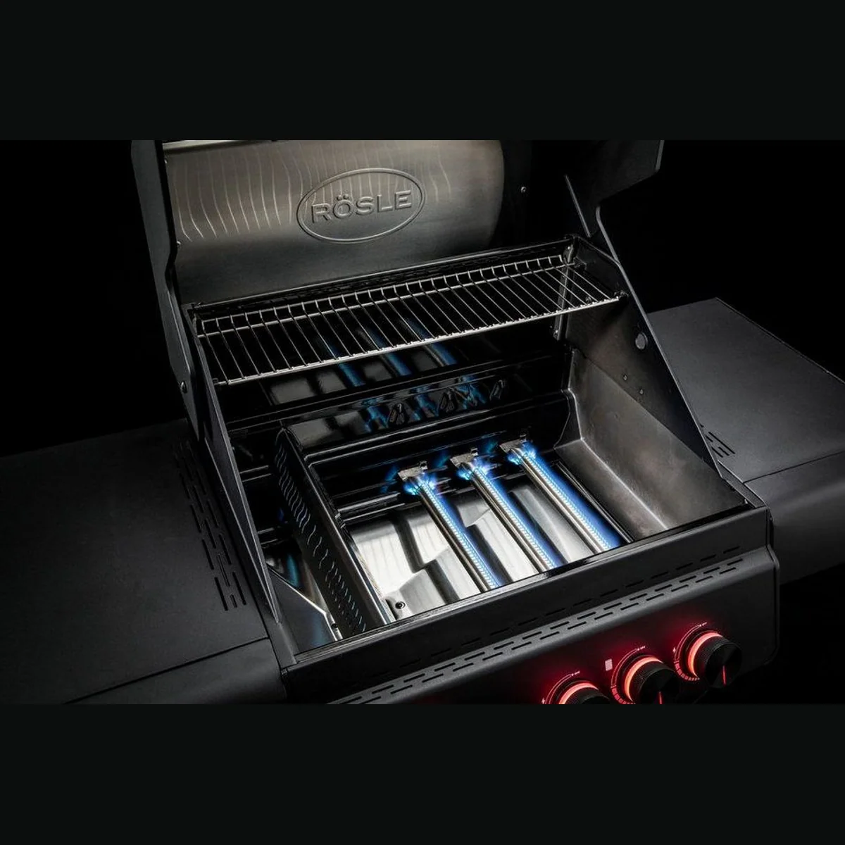 RÖSLE Gasgrill ALLFLAME Peer 3, leistungsstarke Brenner & großzügige Grillfläche 4