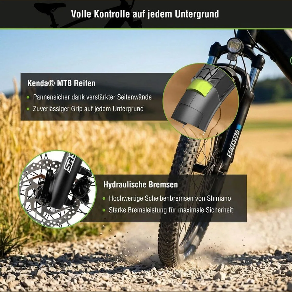 SachsenRAD E-Bike R8T Flex III, 9-Gang Shimano, leistungsstarker Heckmotor, 522 Wh Akku 5