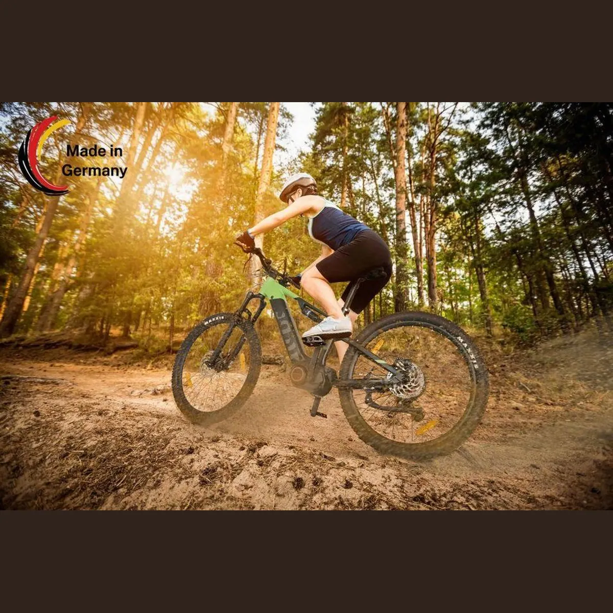 SachsenRAD E-Bike Mountainbike M5T, leistungsstarker Mittelmotor, 720 Wh Akku, 12-Gang Shimano 4