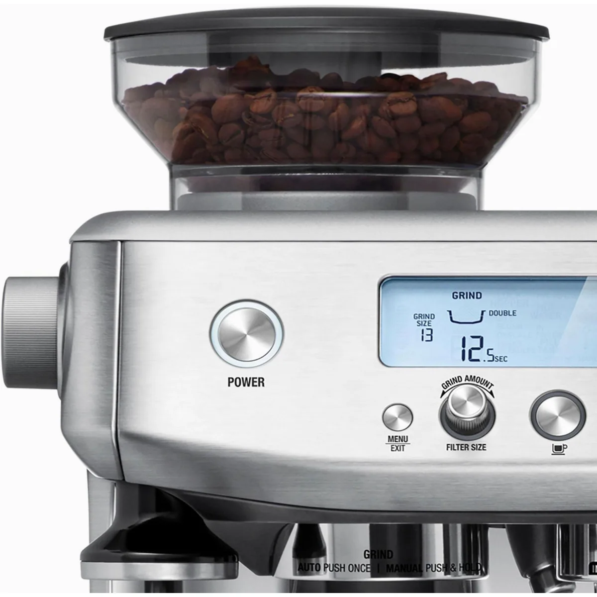Sage The Barista Pro SES878BSS4EEU1, gebürstetes Edelstahl, integriertes Kegelmahlwerk, PID-Regler 3