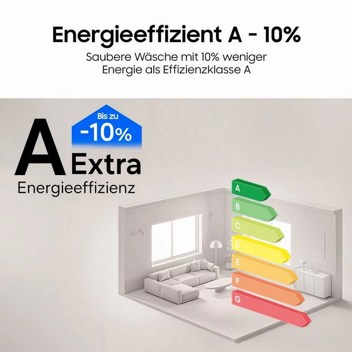 Samsung WW5000C Waschmaschine, 9 kg, 1400 U/min — energieeffizient, leise, benutzerfreundlich 3