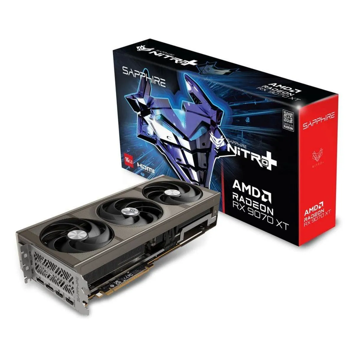 Sapphire Radeon RX 9070 XT Grafikkarte, hohe Leistung, ausgezeichnete Kühlung, beeindruckende Grafiken