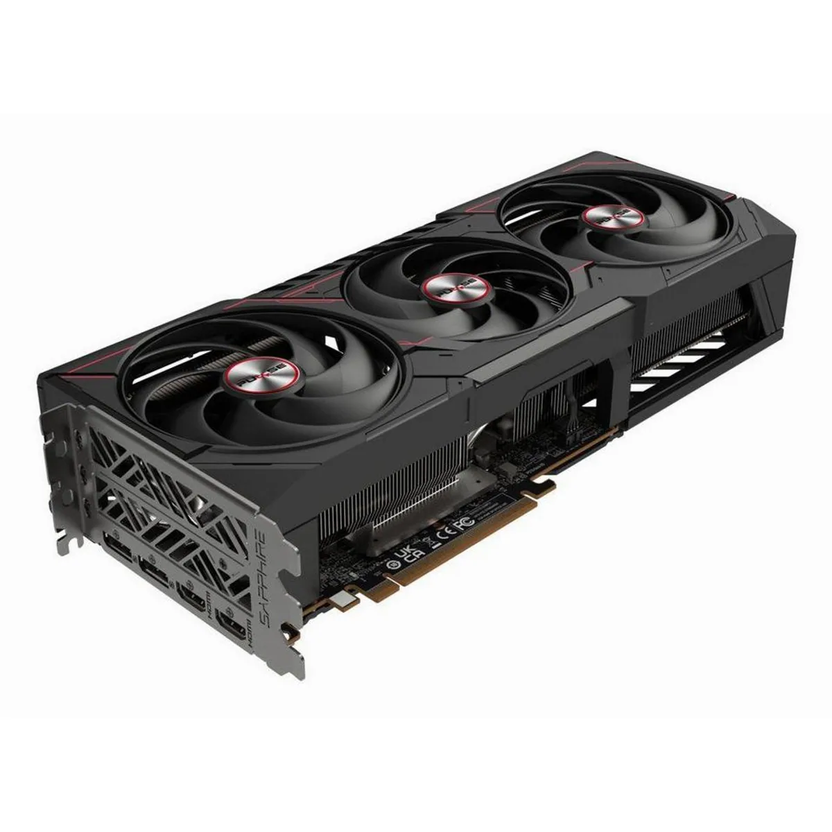 Sapphire Radeon RX 9070 XT Grafikkarte, hohe Leistung, leistungsstarke Kühlung, modernes Design 3