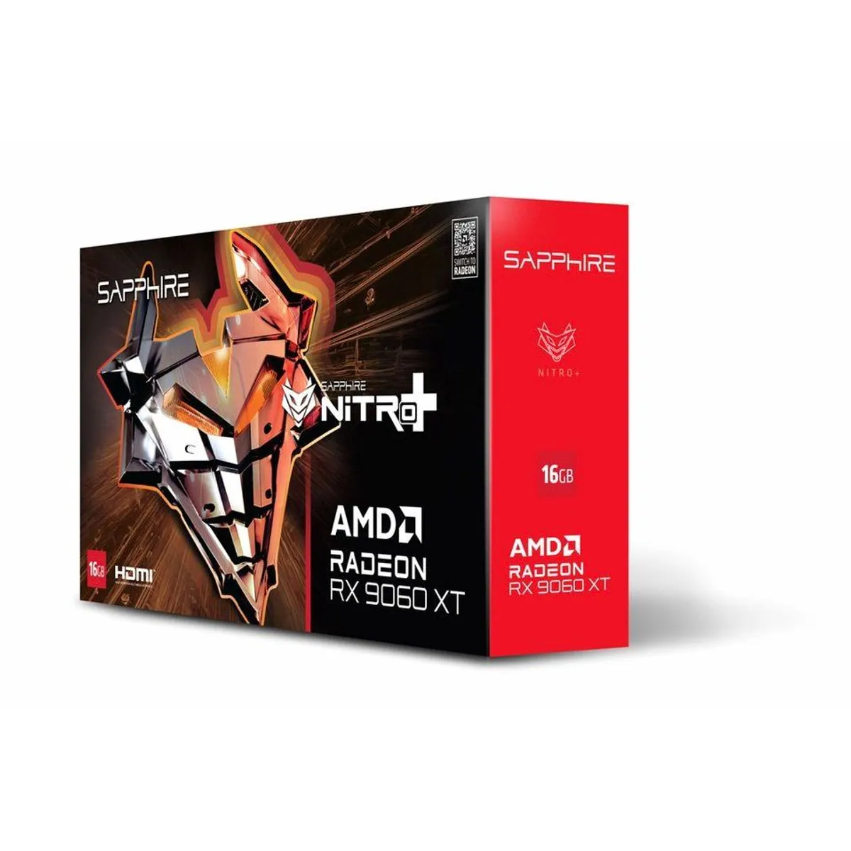 Sapphire Radeon RX 9060 XT GPU, hohe Grafikleistung, ideal für Gaming und kreative Anwendungen