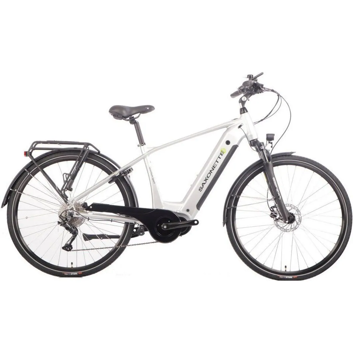 SAXONETTE Quantum Sport E-Bike, 250W Mittelmotor, 540 Wh Akku, 10-Gang Shimano