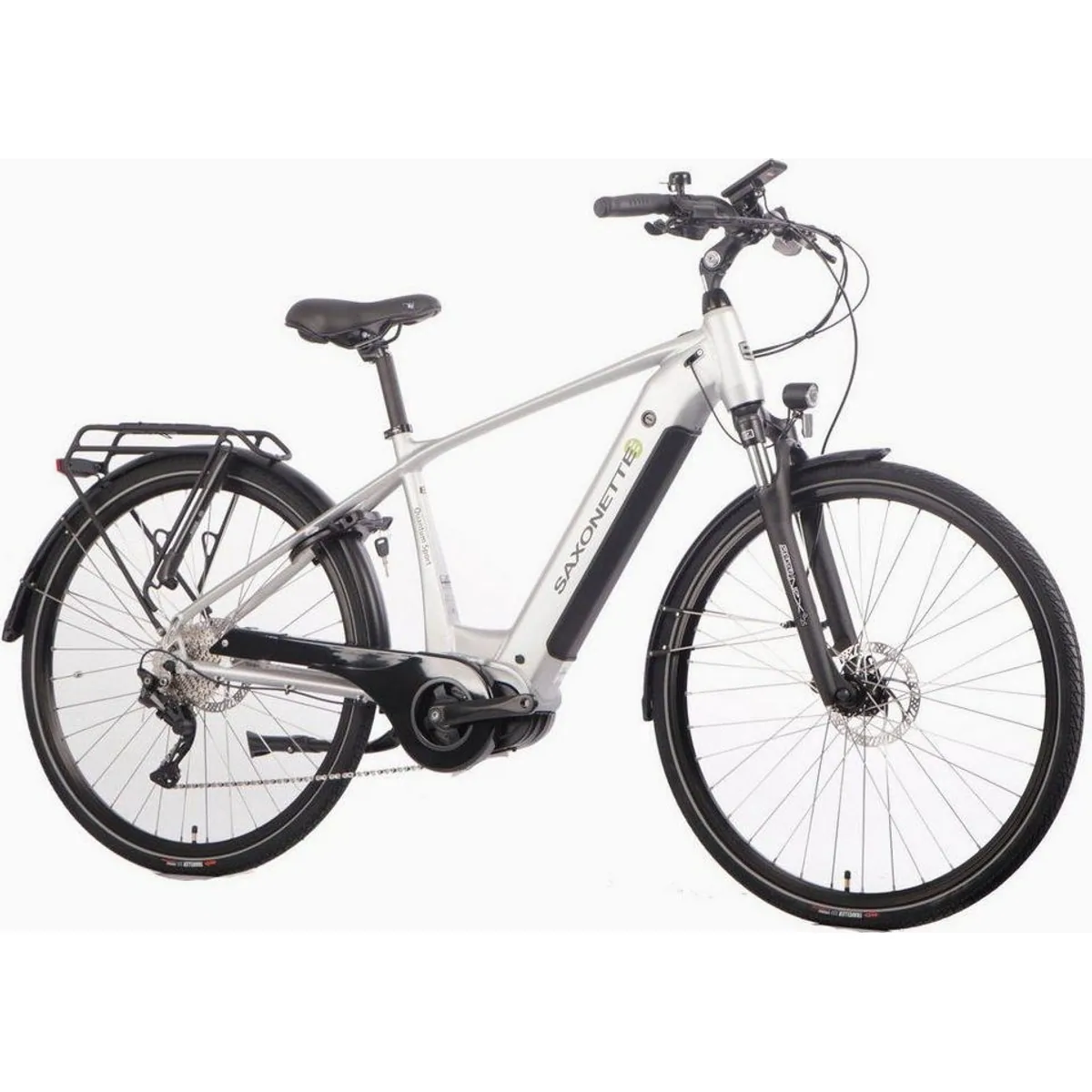 SAXONETTE Quantum Sport E-Bike, 250W Mittelmotor, 540 Wh Akku, 10-Gang Shimano 2