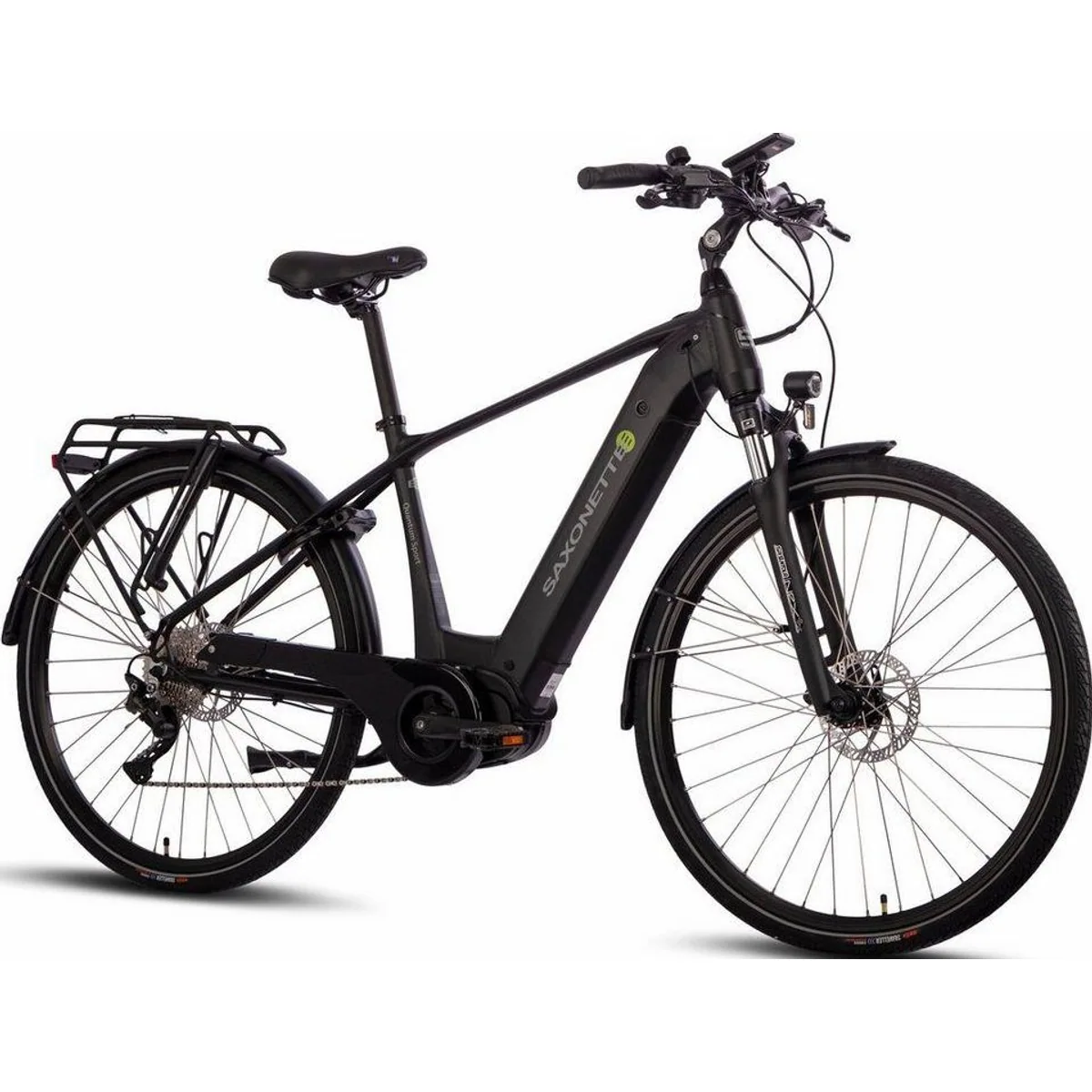SAXONETTE Quantum Sport E-Bike, 250 W Mittelmotor, 540 Wh Akku, 10 Gang Shimano 2