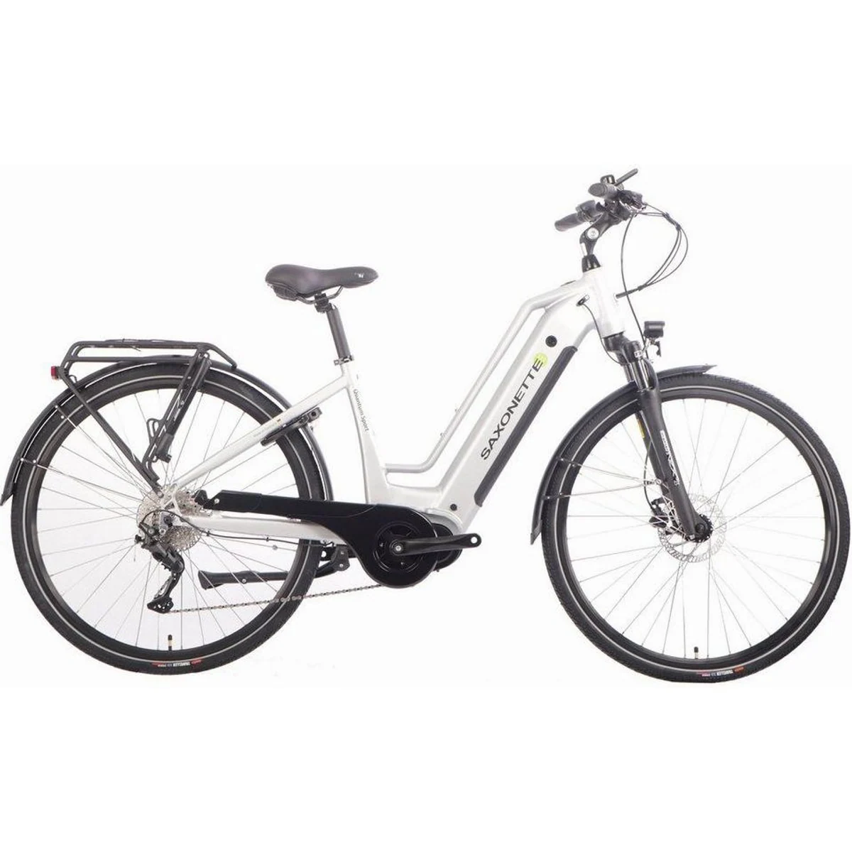 SAXONETTE Quantum Sport E-Bike, 250 W Mittelmotor, 540 Wh Akku, 10 Gang Shimano