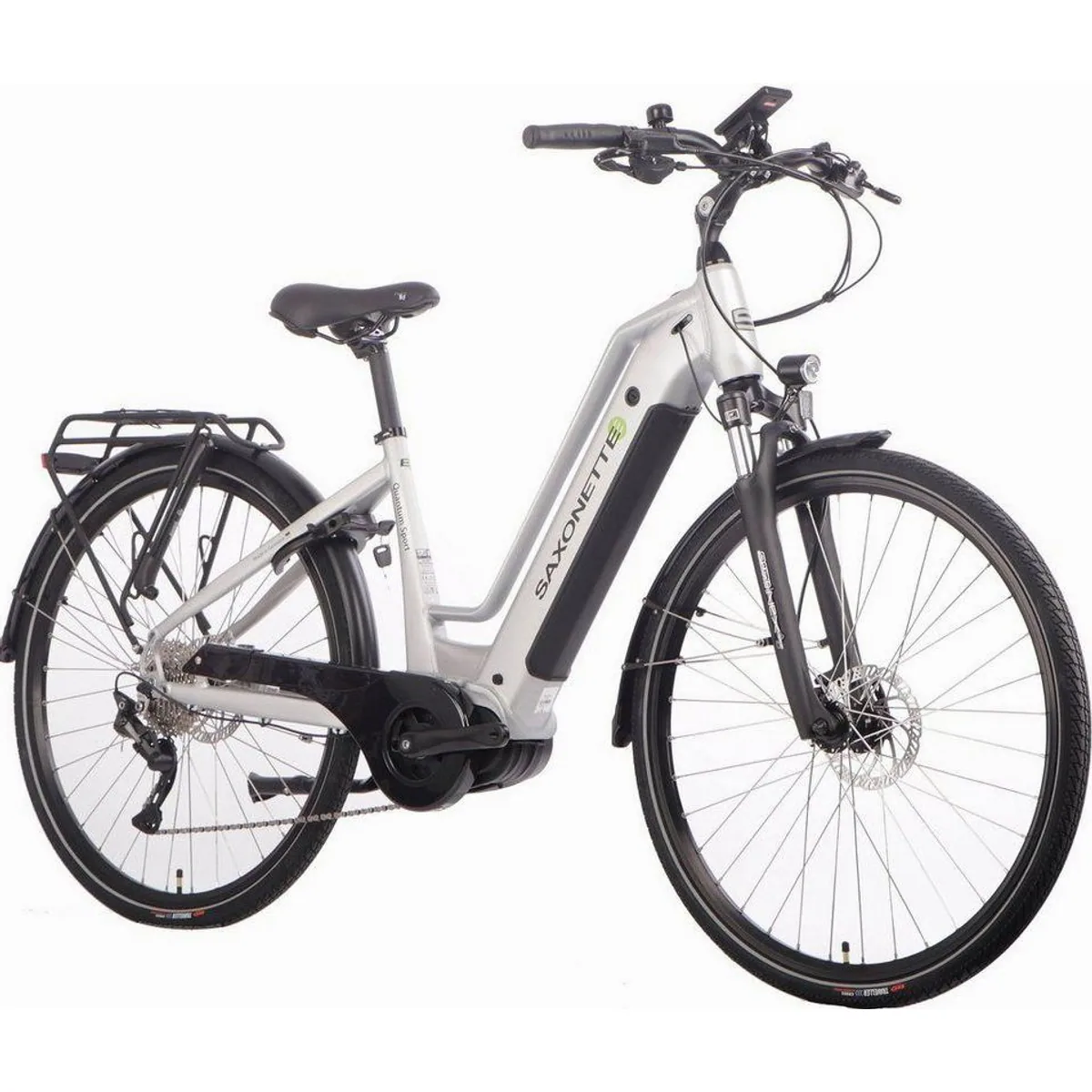 SAXONETTE Quantum Sport E-Bike, 250 W Mittelmotor, 540 Wh Akku, 10 Gang Shimano 2