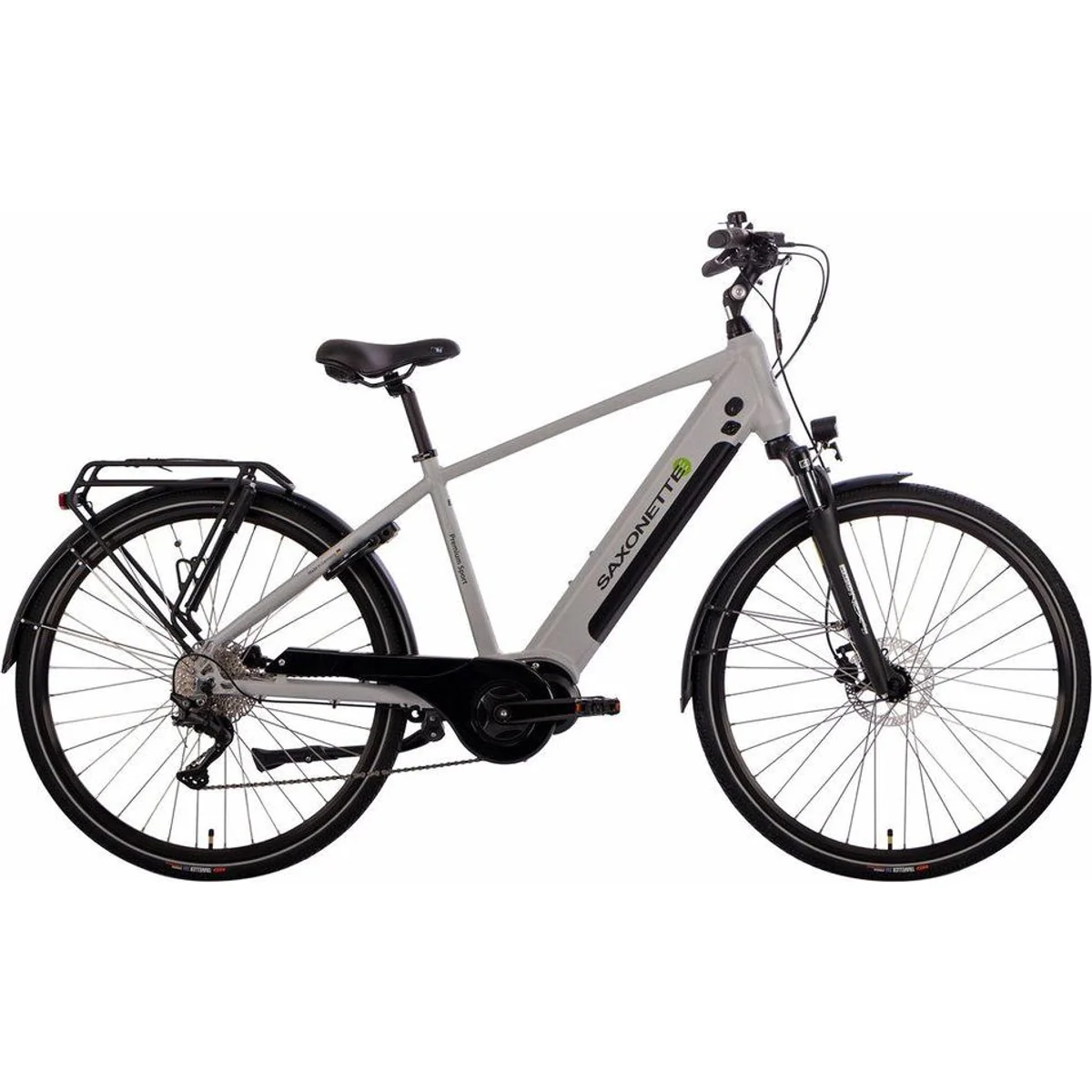 SAXONETTE E-Bike Premium Sport, 522 Wh Akku, 10 Gang Kettenschaltung, Mittelmotor