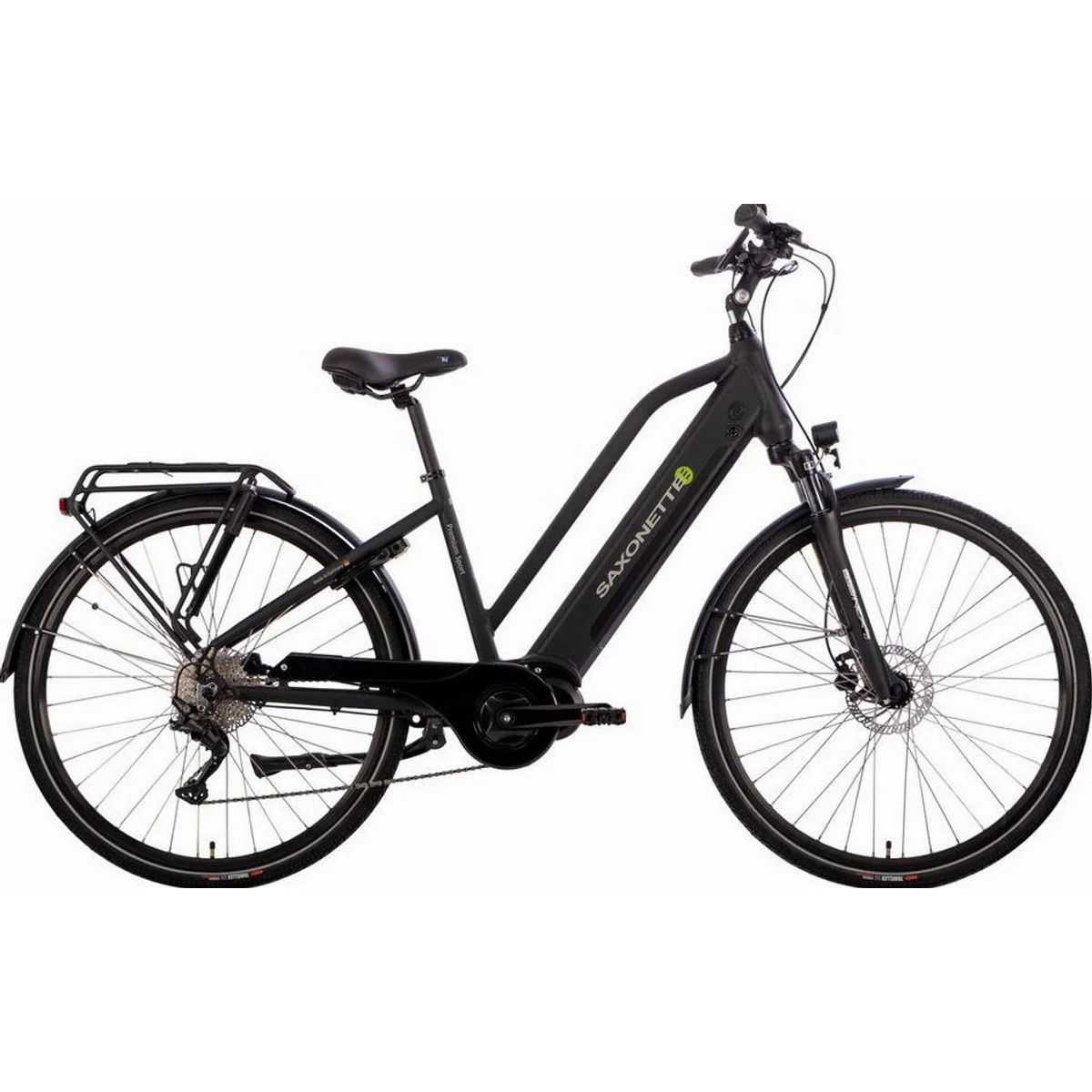 SAXONETTE Premium Sport Trekkingrad, 10 Gang, Mittelmotor, 522 Wh — leistungsstark, komfortabel, vielseitig