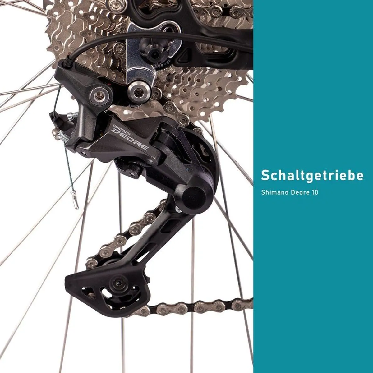 SAXONETTE Premium Sport Trekkingrad, 10 Gang, Mittelmotor, 522 Wh — leistungsstark, komfortabel, vielseitig 4