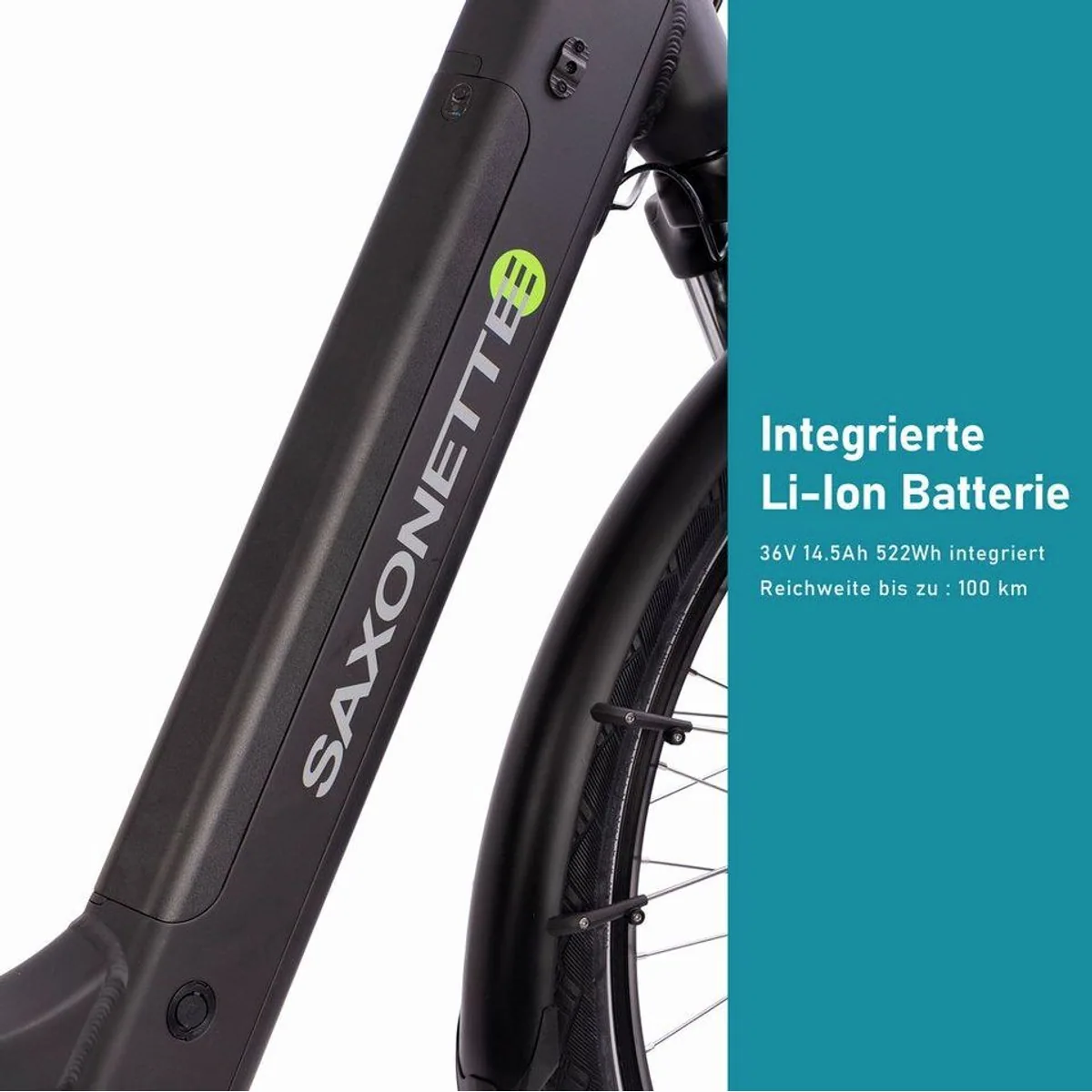 SAXONETTE Premium Sport Trekkingrad, 10 Gang, Mittelmotor, 522 Wh — leistungsstark, komfortabel, vielseitig 5