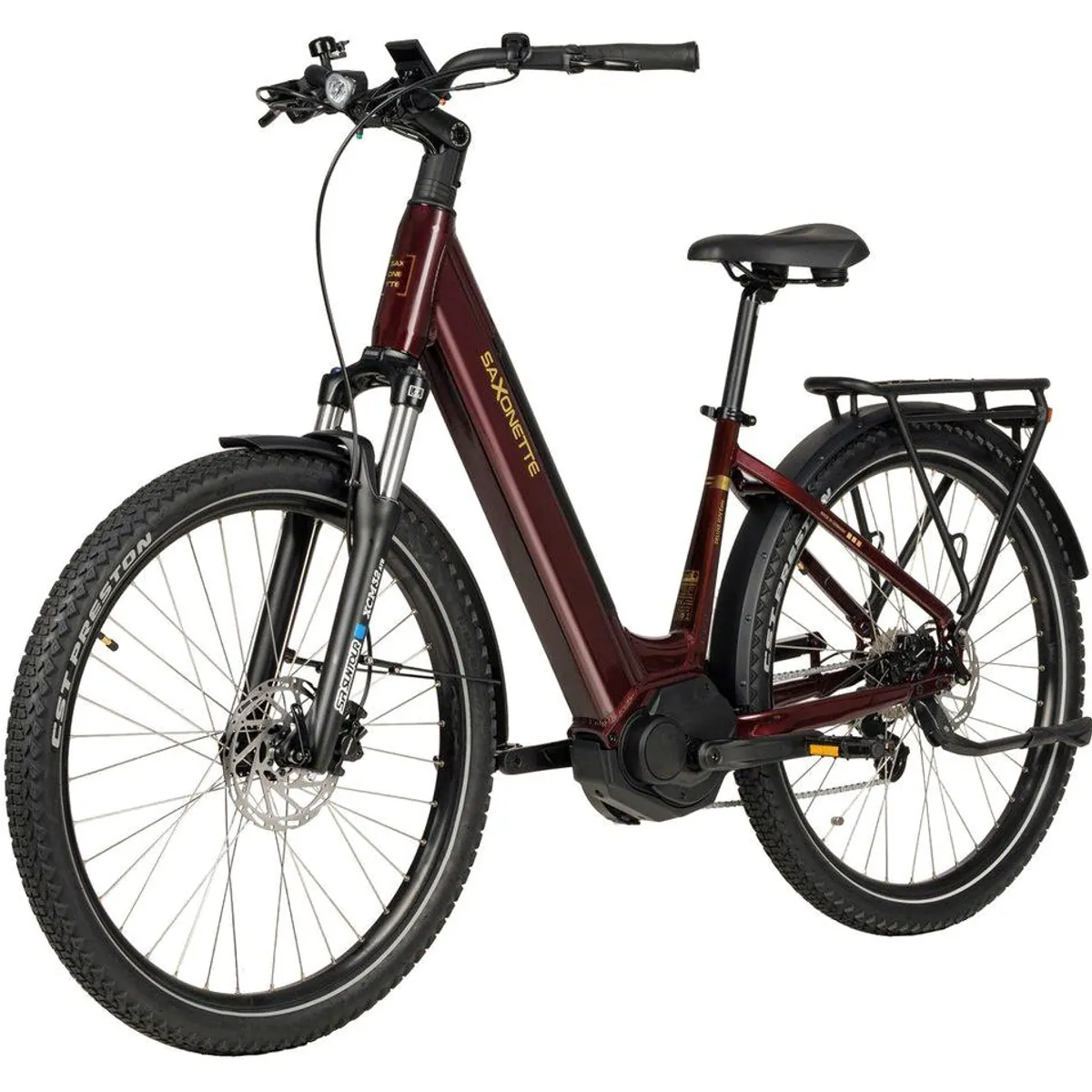 SAXONETTE Deluxe SUV Easy E-Bike, kraftvoller Ananda M60 Mittelmotor, 8-Gang Shimano Schaltung 2