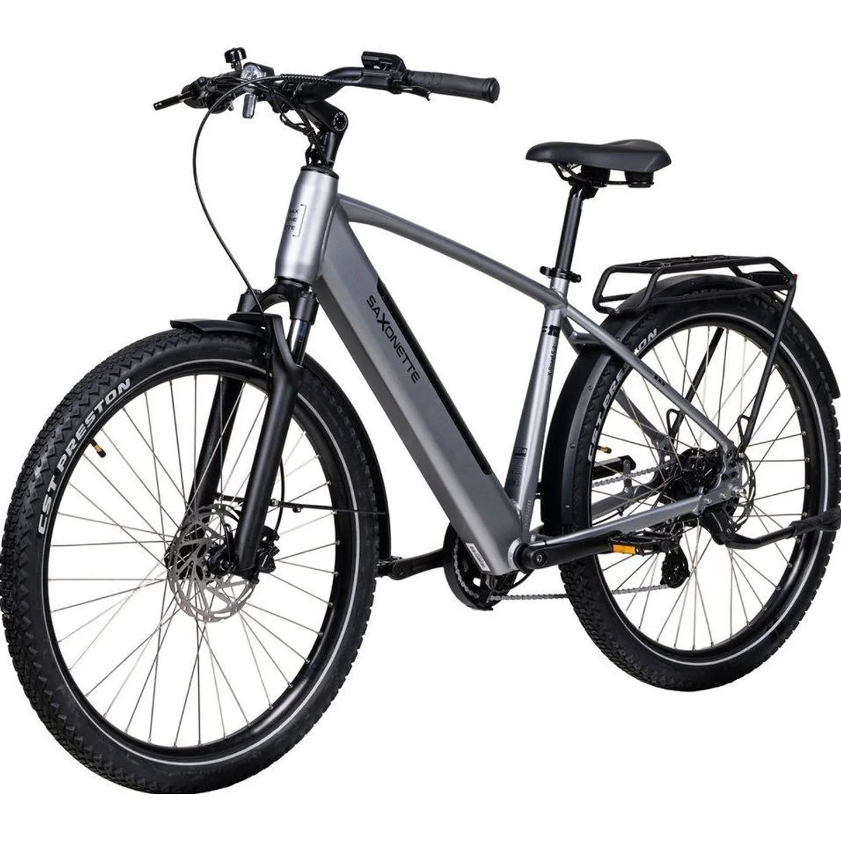 SAXONETTE X-Road 5.2 E-Bike, kraftvoller Heckmotor, 7-Gang Shimano Schaltung 3