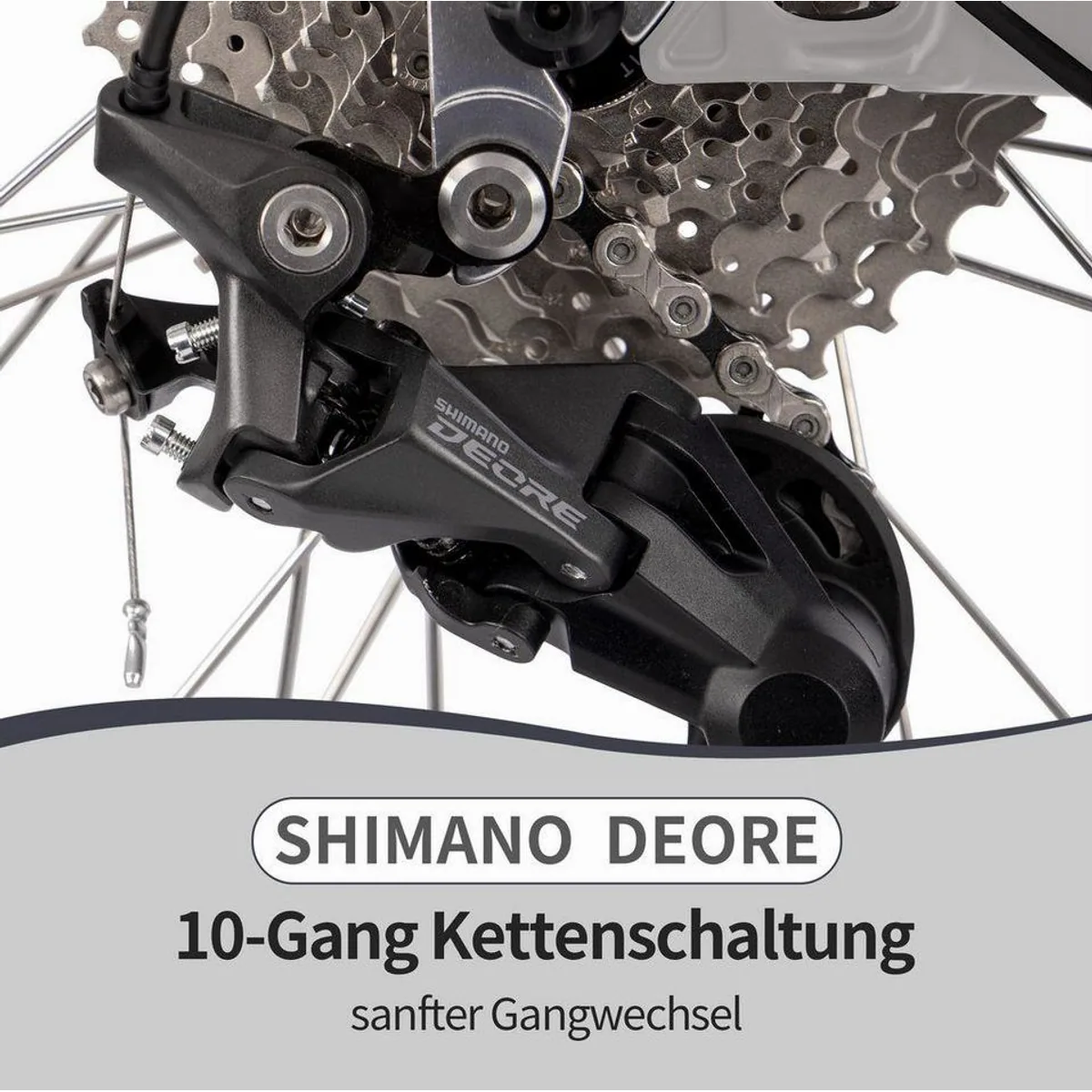 SAXXX E-Bike Trekkingrad 28 Zoll, 100 km Reichweite, hydraulische Scheibenbremsen 4