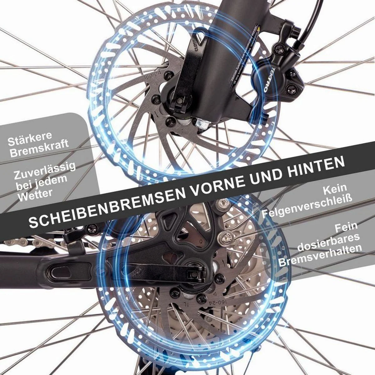 SAXXX E-Bike Trekkingrad 28 Zoll, 10 Gang SHIMANO Deore, abnehmbarer Akku, komfortable Sitzposition 5