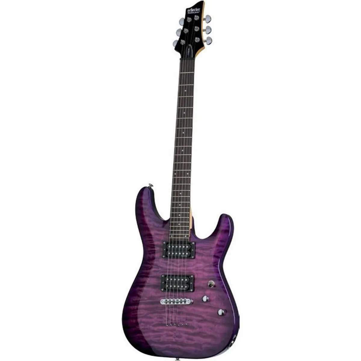 Schecter C-6 Plus Electric, schicker Korpus aus Linde, dünner Ahornhals