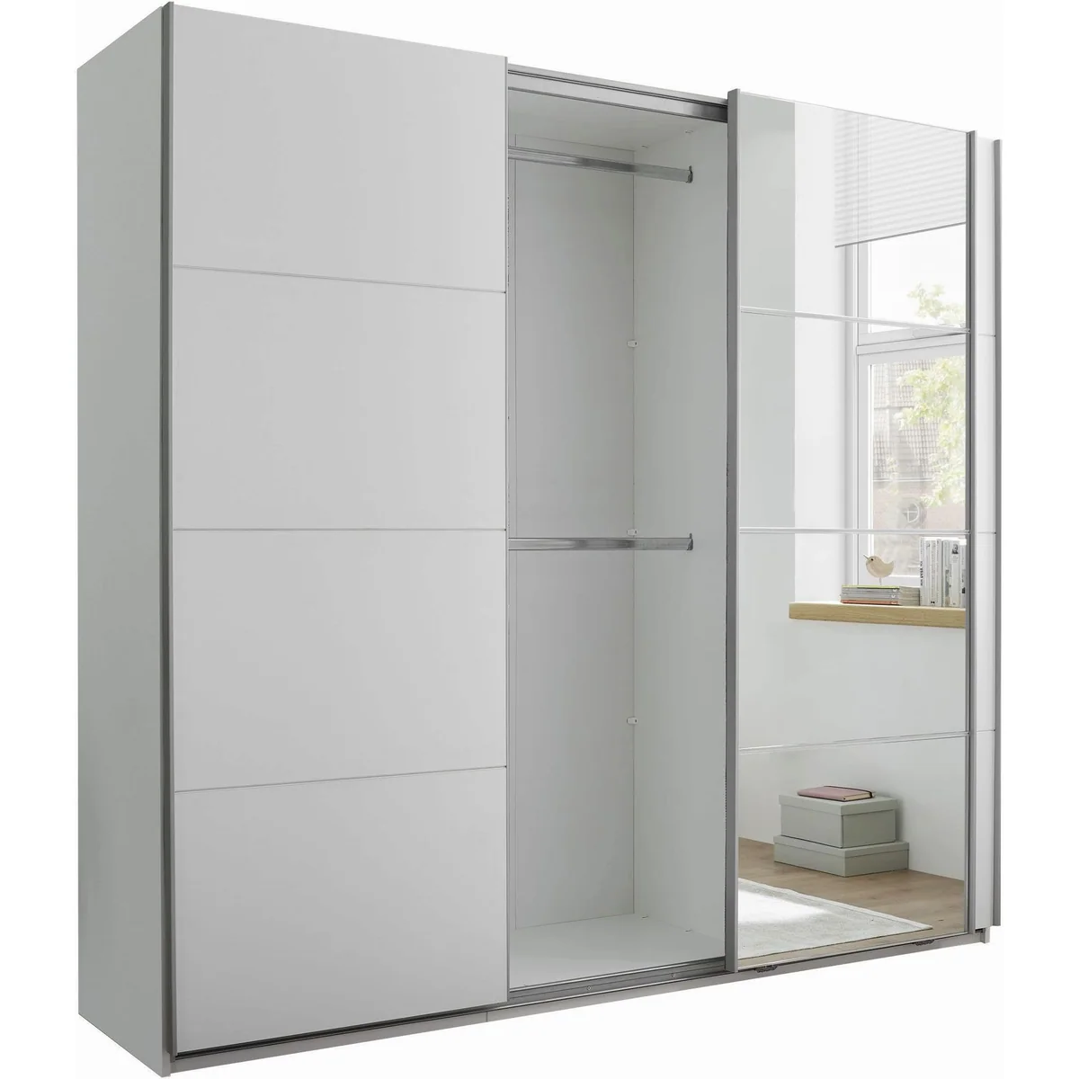 Schlafkontor Carano Kleiderschrank, platzsparend mit Spiegeltür 5