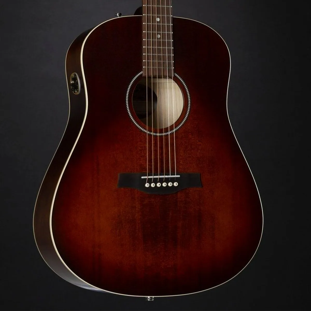 SEAGULL S6 Original Burnt Umber, Dreadnought-Gitarre mit Fishman Presys II 4