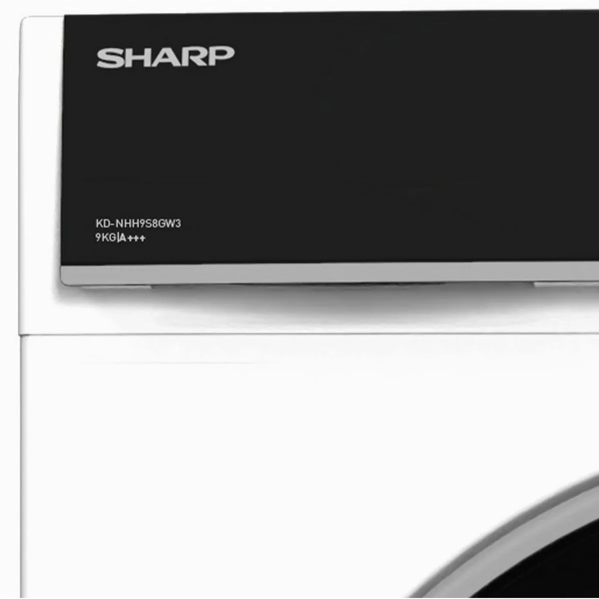 Sharp KD-NHH9S8GW3-DE Wärmepumpentrockner, LED-Display, Knitterschutzfunktion, Schontrommel 3