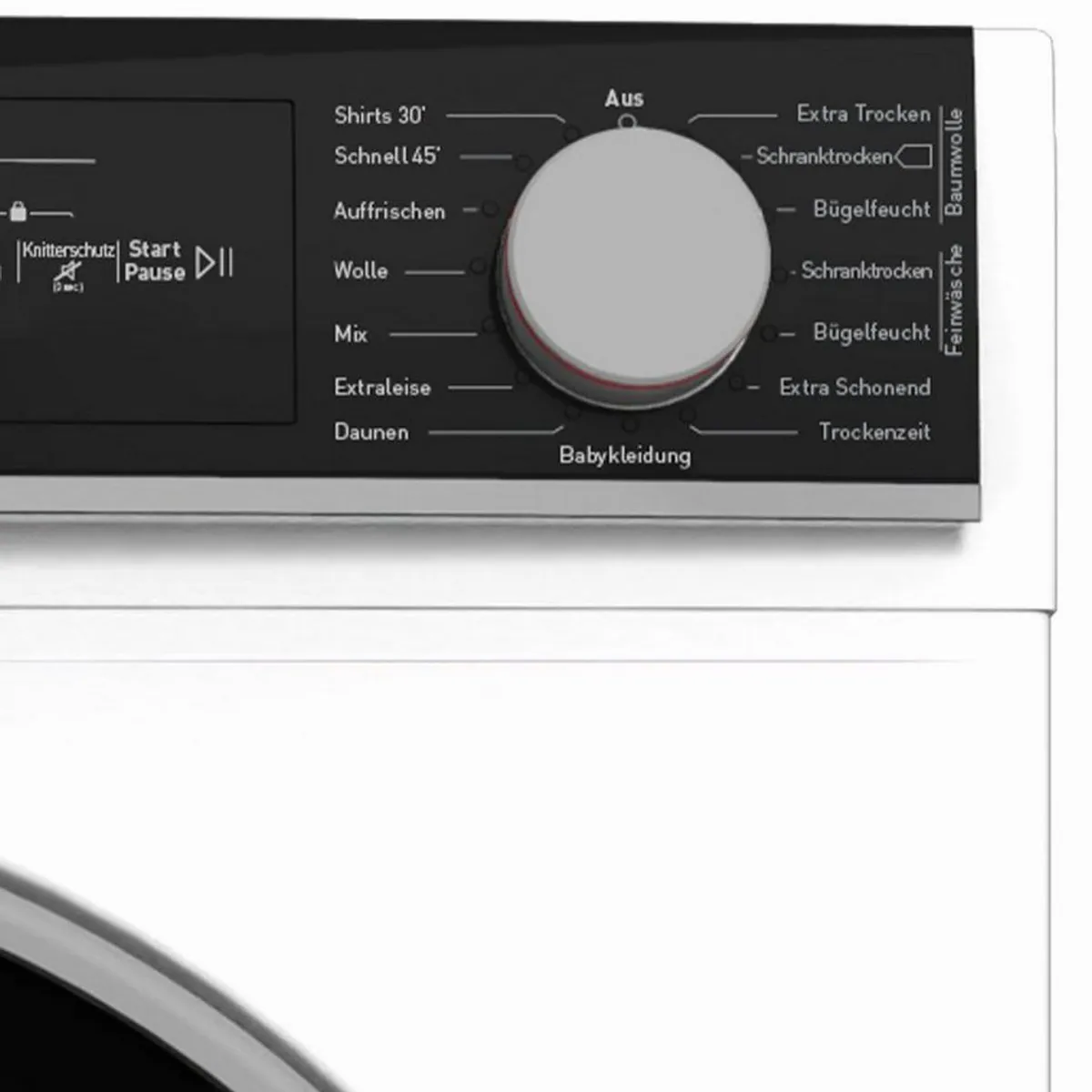 Sharp KD-NHH9S8GW3-DE Wärmepumpentrockner, LED-Display, Knitterschutzfunktion, Schontrommel 5