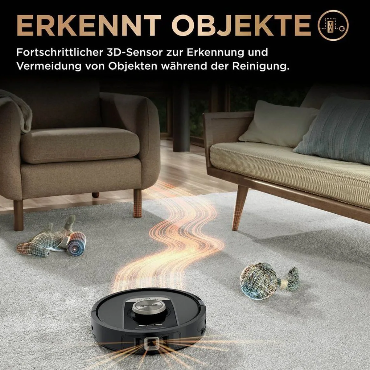 Shark Saugroboter PowerDetect NeverTouch Pro 2-in-1, gründliche Reinigung und Wischfunktion 2