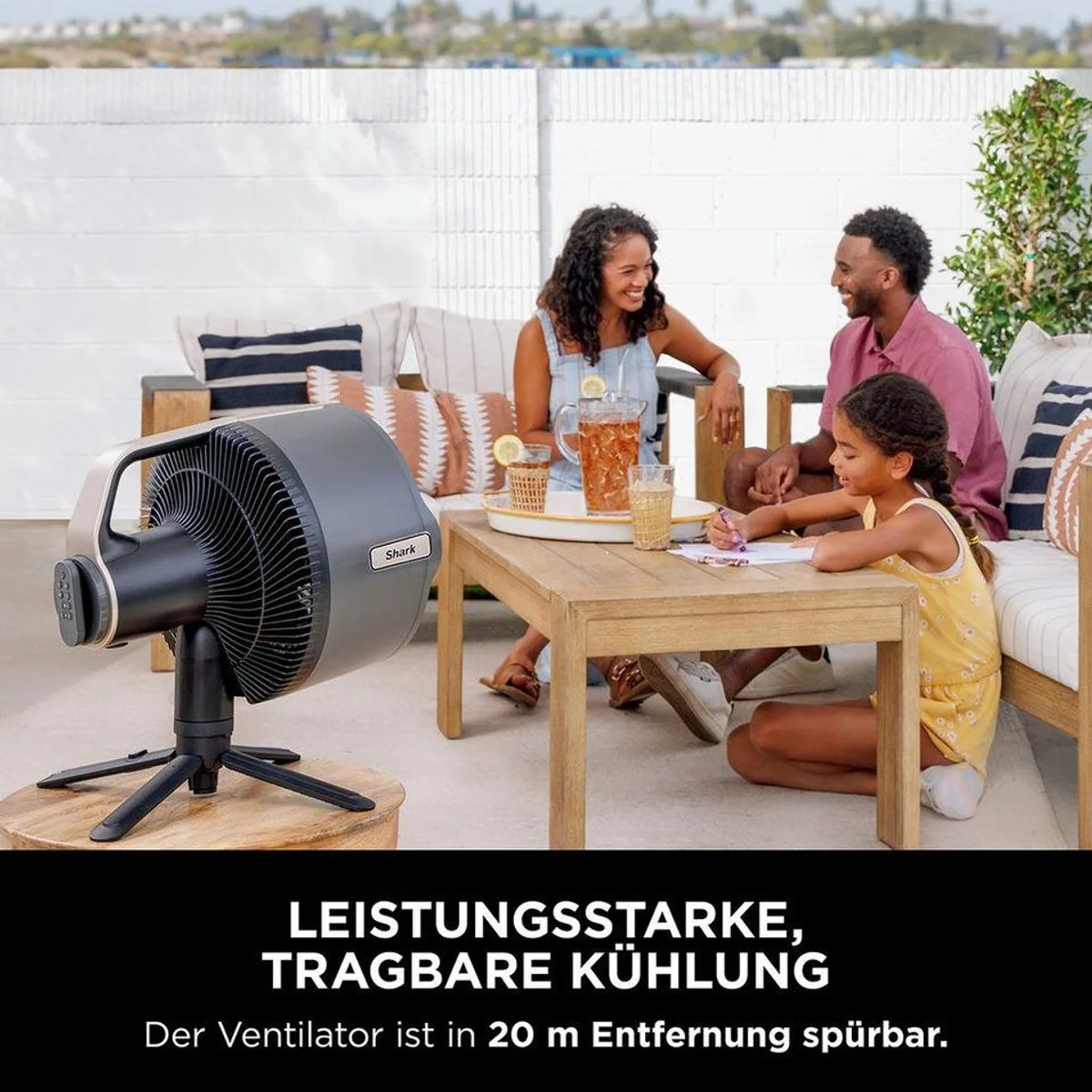 Shark FlexBreeze Pro Mist Standventilator, tragbar, sprühnebel-funktionierend, leise — max. 150 Zeichen 3