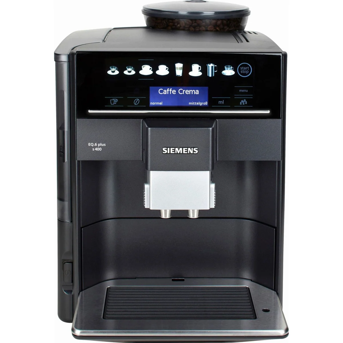 SIEMENS EQ6 plus s400, Doppeltassenfunktion, Keramikmahlwerk, einfache Bedienung 4