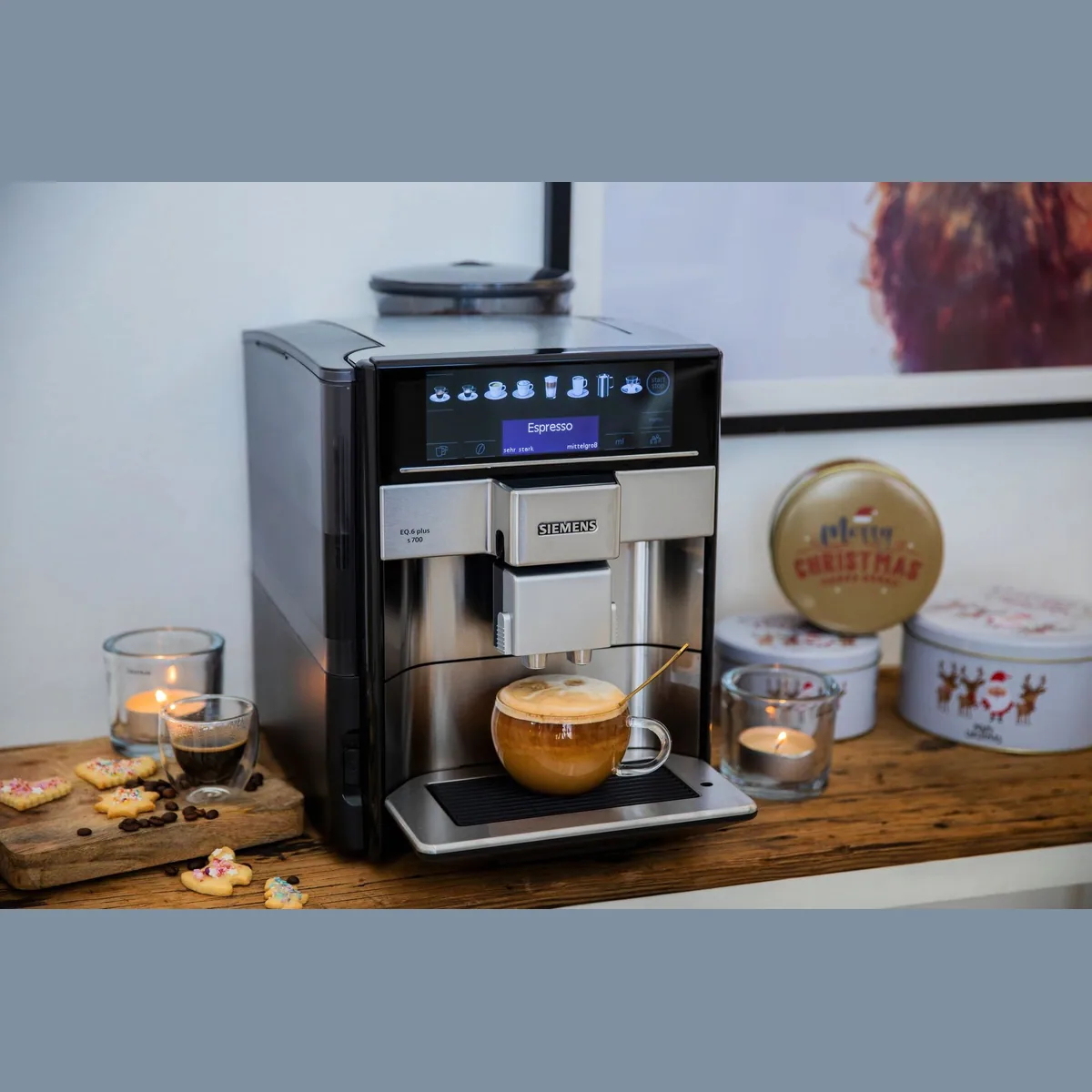 SIEMENS EQ6 plus s700 Kaffeevollautomat, Doppeltassenfunktion, Keramikmahlwerk, edelstahl 3