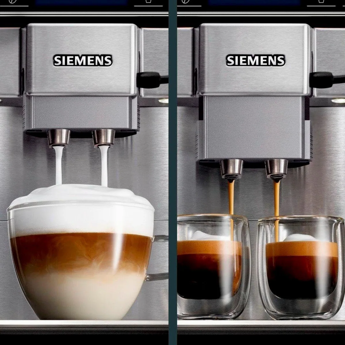 SIEMENS EQ6 plus s700 Kaffeevollautomat, Doppeltassenfunktion, Keramikmahlwerk, edelstahl 5