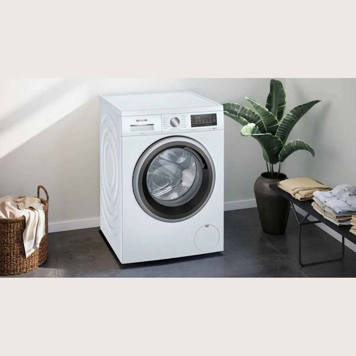 SIEMENS iQ500 WU14UTG1 Waschmaschine, 8 kg, 1400 U/min, varioSpeed, softTrommel 5