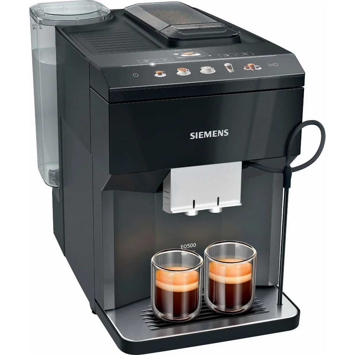 Siemens EQ500 Kaffeevollautomat, vielseitige Kaffeespezialitäten, OneTouch-Funktion, intuitives Farbdisplay