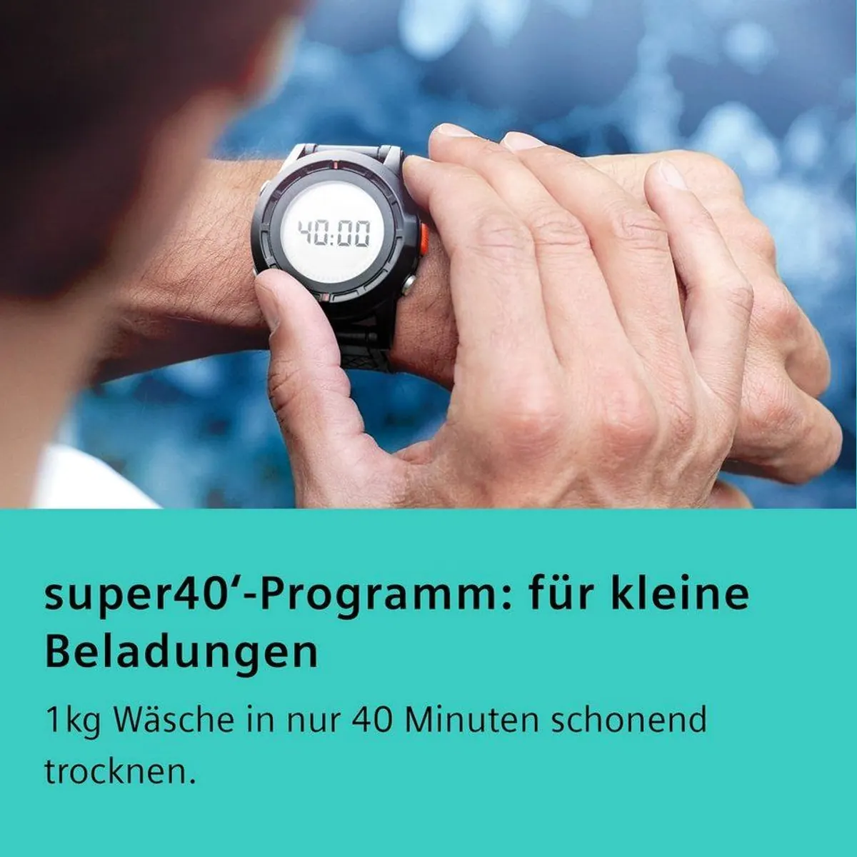 SIEMENS Wärmepumpentrockner WQ45G2D00, selbstreinigender Kondensator, 9 kg Fassungsvermögen, edelstahl Trommel 3