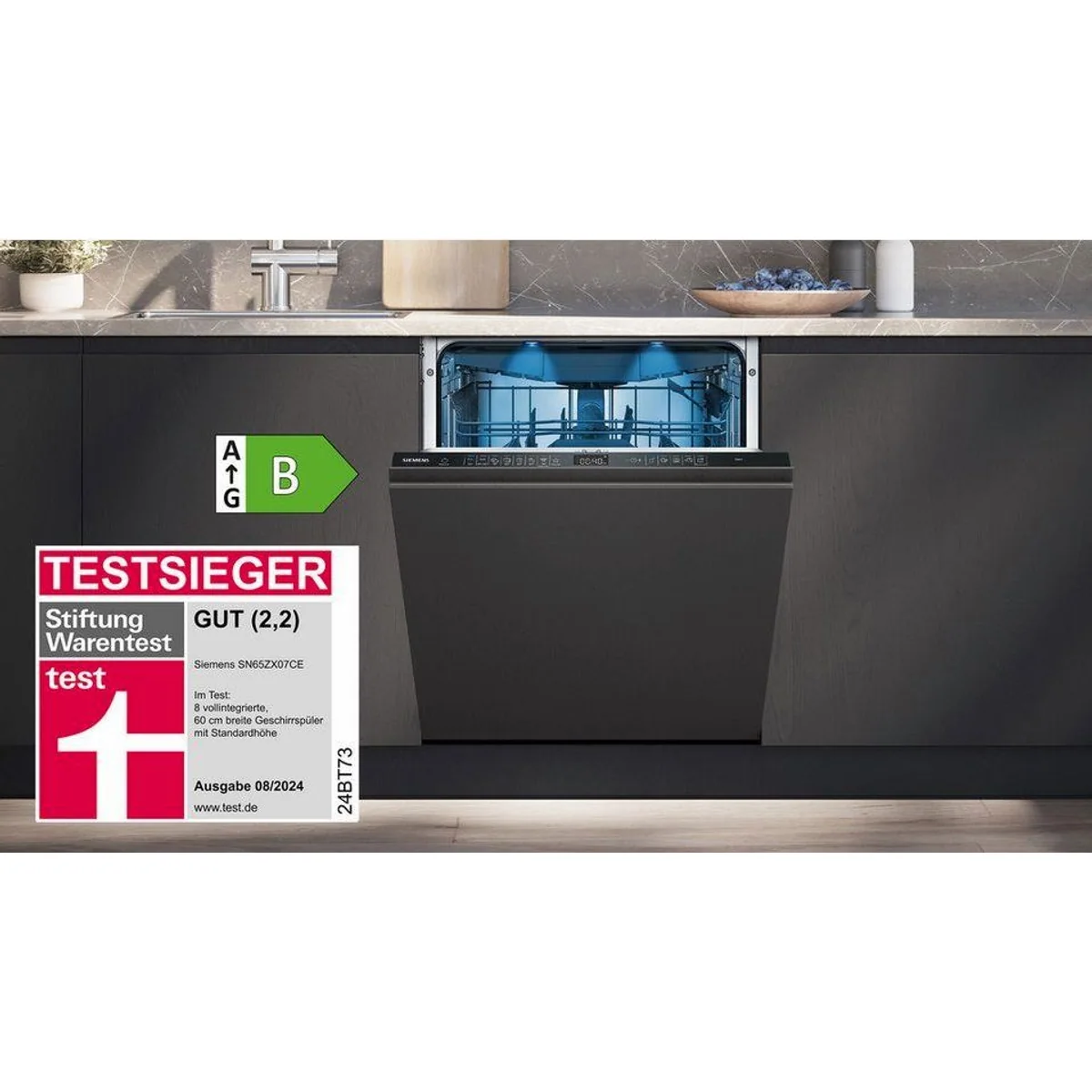 SIEMENS iQ500 Geschirrspüler, 14 Maßgedecke, flexible Körbe & varioSpeed 2