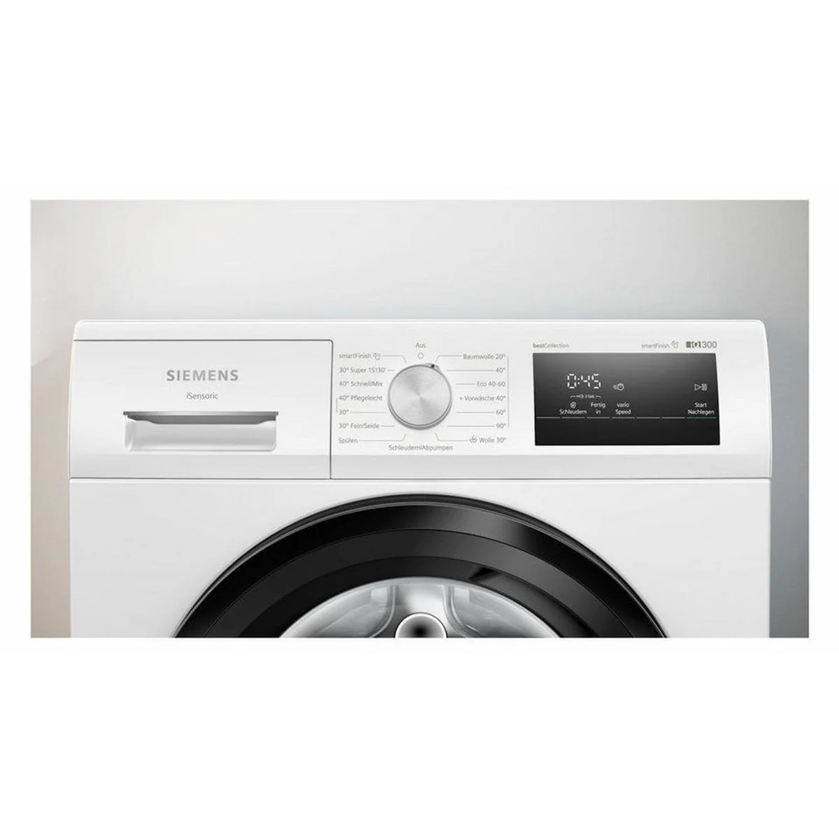 SIEMENS WM14N0G4 iQ300 Waschmaschine, 8 kg, 1400 U/min, Beladungssensor, iQdrive Motor 4