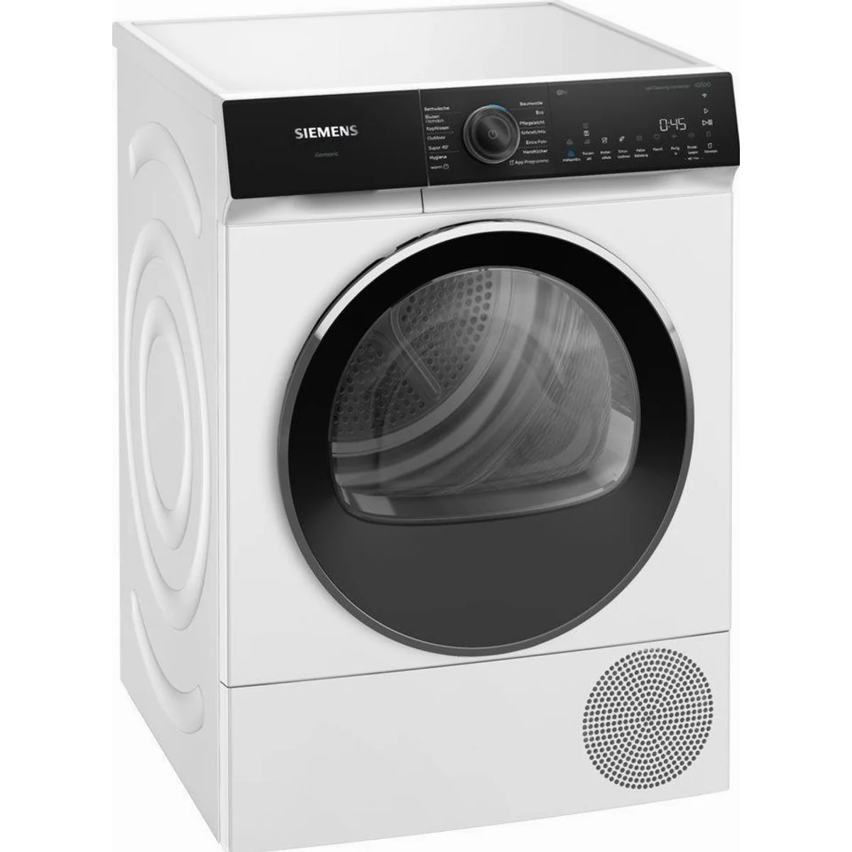 SIEMENS Wärmepumpentrockner iQ500 WQ45H2BECO, selbstreinigender Kondensator, intelligentDry