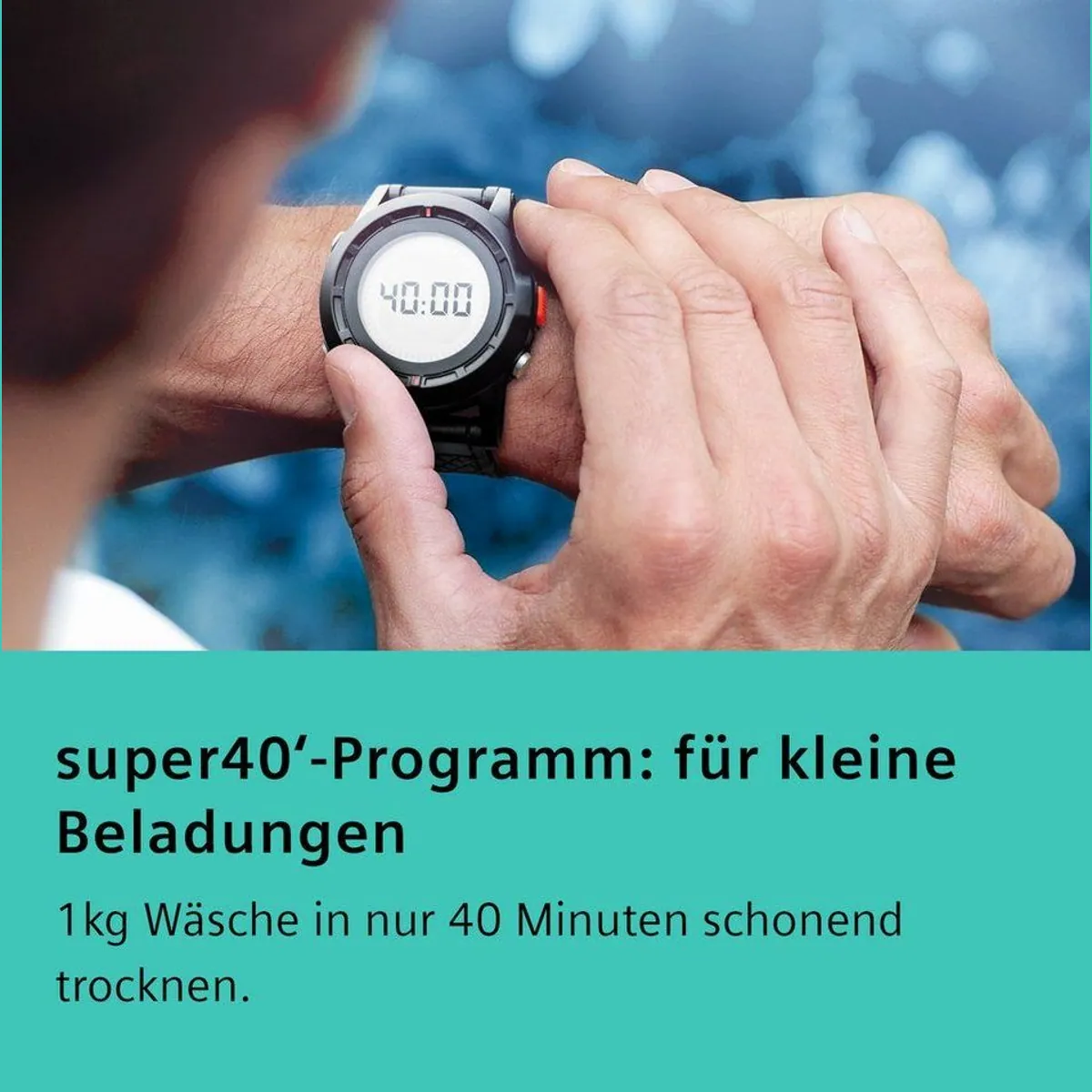 SIEMENS Wärmepumpentrockner iQ500 WQ45H2BECO, selbstreinigender Kondensator, intelligentDry 3