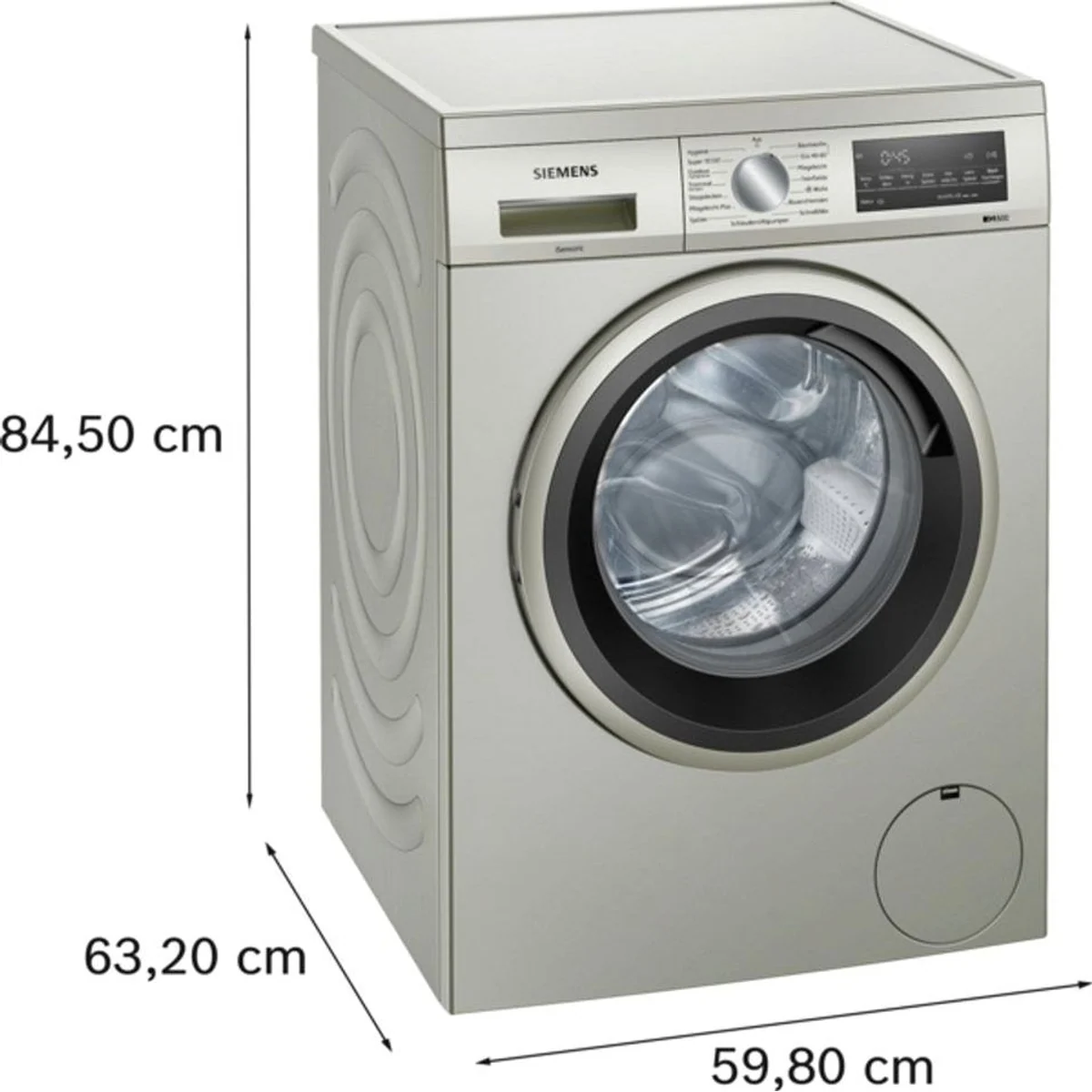 SIEMENS iQ500 WU14UTS8 Waschmaschine, 9 kg, 1400 U/min, unterbaufähig 4