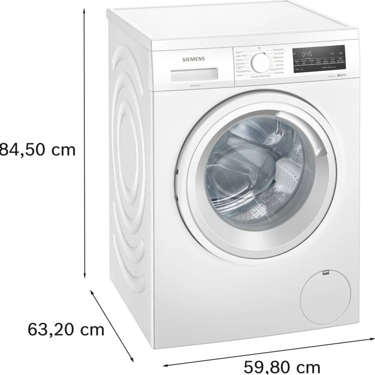 SIEMENS iQ500 WU14UT22 Waschmaschine, 9 kg, 1400 U/min, Unterbaufähig 2