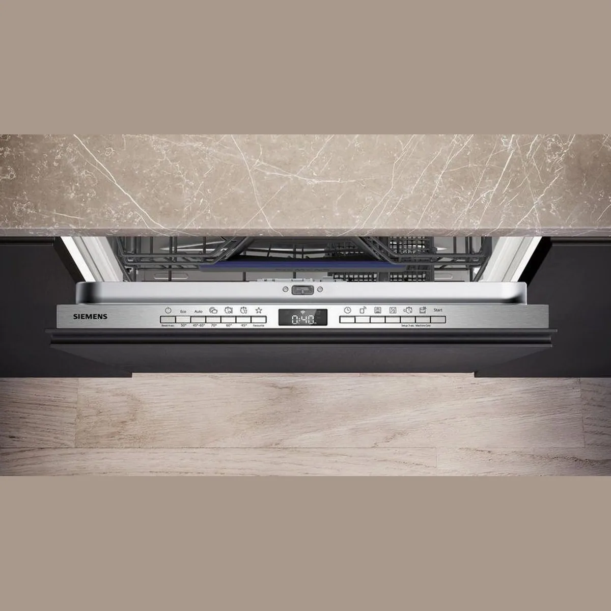 SIEMENS iQ300 Geschirrspüler SN63EX28AE, 13 Maßgedecke, flexible Körbe, varioSpeed 4